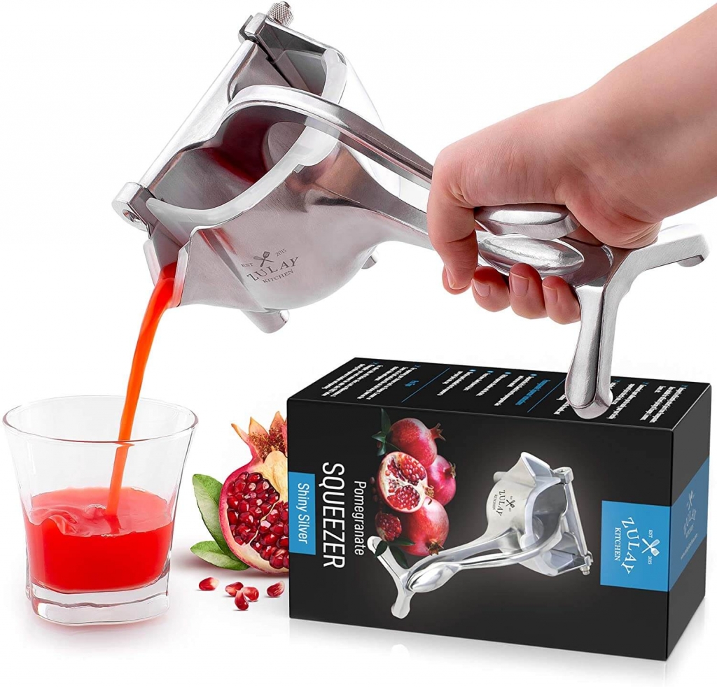 Pomegranate Manual Juicer – Heavy Duty Juice Press Squeezer with